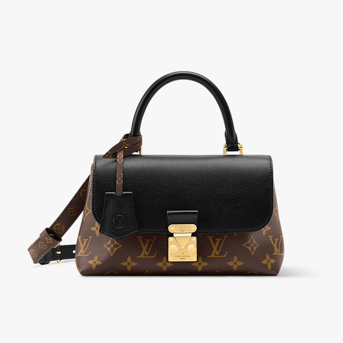 lv louis vuitton monogram cowhide flap hand bag #m28288